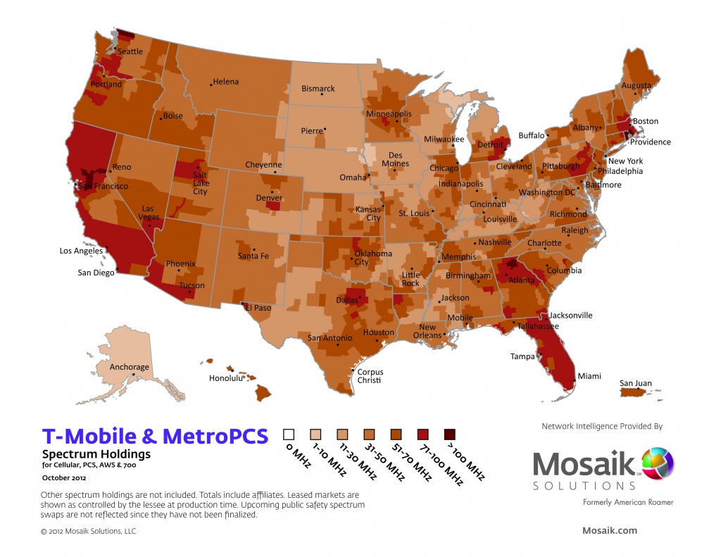 T-Mobile Usa To Merge With Metropcs - Metropcs Texas Coverage Map