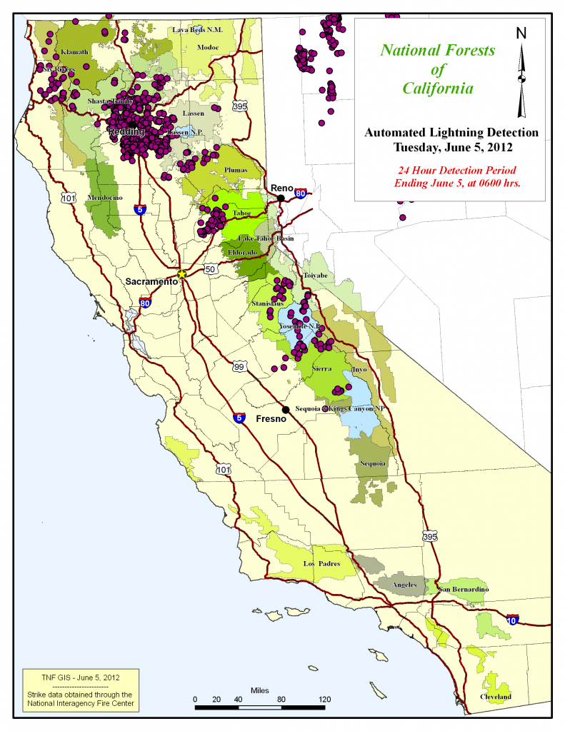 Tahoe National Forest - Maps &amp;amp; Publications - California Forests Map