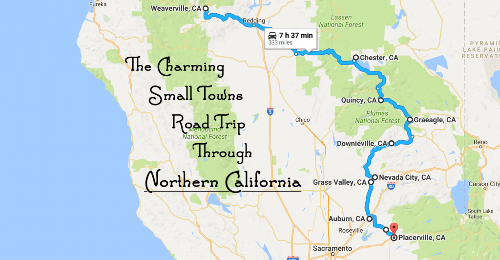 Take This Road Trip To See 10 Of The Greatest Small Towns In - Charming California Map
