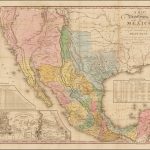 Tanner's Map Of Mexico   Rare & Antique Maps   Old Texas Maps For Sale