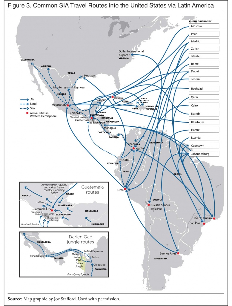 Terrorist Infiltration Threat At The Southwest Border | Center For - Immigration Checkpoints In Texas Map