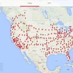 Tesla Updates Supercharger Map For 2017 (Plans) | Cleantechnica   Dc Fast Charging Stations California Map