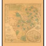Texas 1853 Historical Print Framed Wall Map (Black) – Kappa Map Group   Texas Wall Map