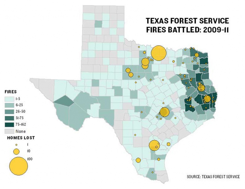 Texas Agency Battled 2,600 Fires Since 2009 | The Texas Tribune - West Texas Fires Map