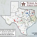 Texas A&m Forest Service: Over 200 Wildfires Hit Texas In Past Week   Texas Forestry Fire Map