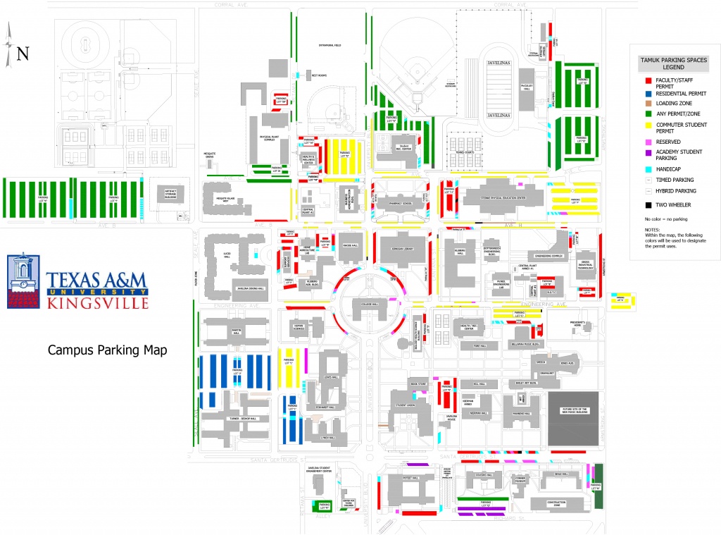 Texas A&amp;amp;m University Kingsville - Texas A&amp;amp;amp;m Parking Map