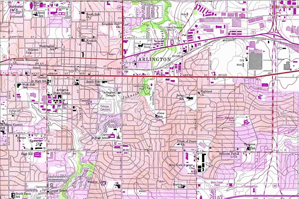 Texas City Maps - Perry-Castañeda Map Collection - Ut Library Online - Google Maps Dallas Texas Usa