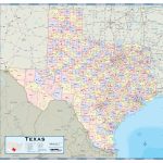 Texas Counties Wall Map   Maps   Texas County Map