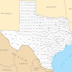 Texas County Map • Mapsof   Texas Lakes Map