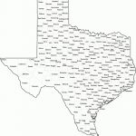 Texas County Map With Names   Texas State Map With Counties