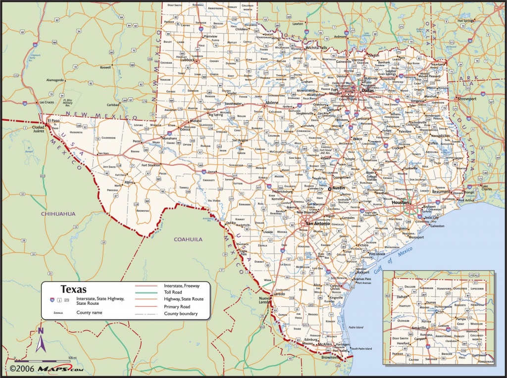 Texas County Wall Map - Maps - Giant Texas Wall Map