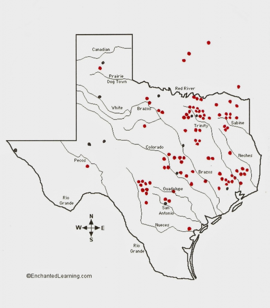 Texas Cryptid Hunter: Black Panther Sighting Distribution Map - Mountain Lions In Texas Map