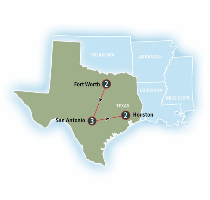 Texas Eagle Train Route Map