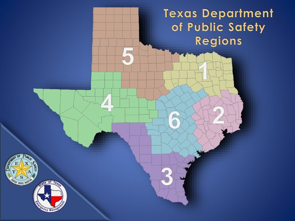 Texas Emergency Management: Regional Overview - Ppt Download - Texas Dps Region Map