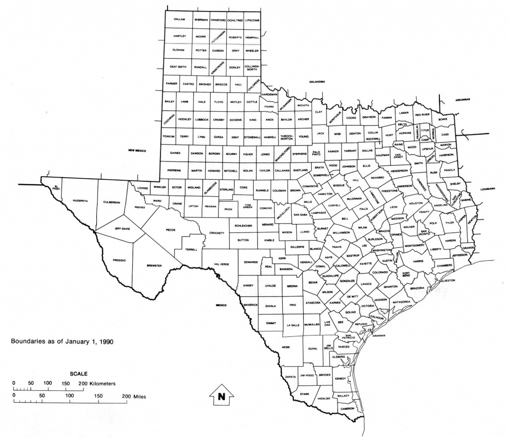 Texas Free Map - Free Printable Map Of Texas