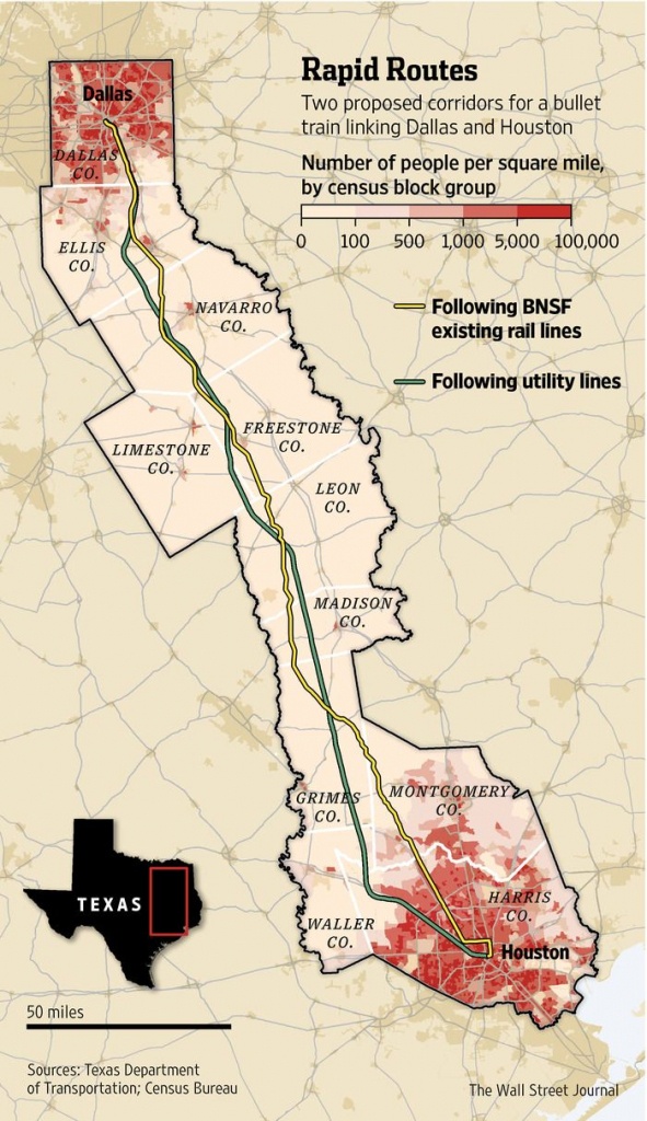 Texas High Speed Rail Map