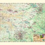 Texas Hill Country & Wine Wall Map   Hill Country Texas Wineries Map