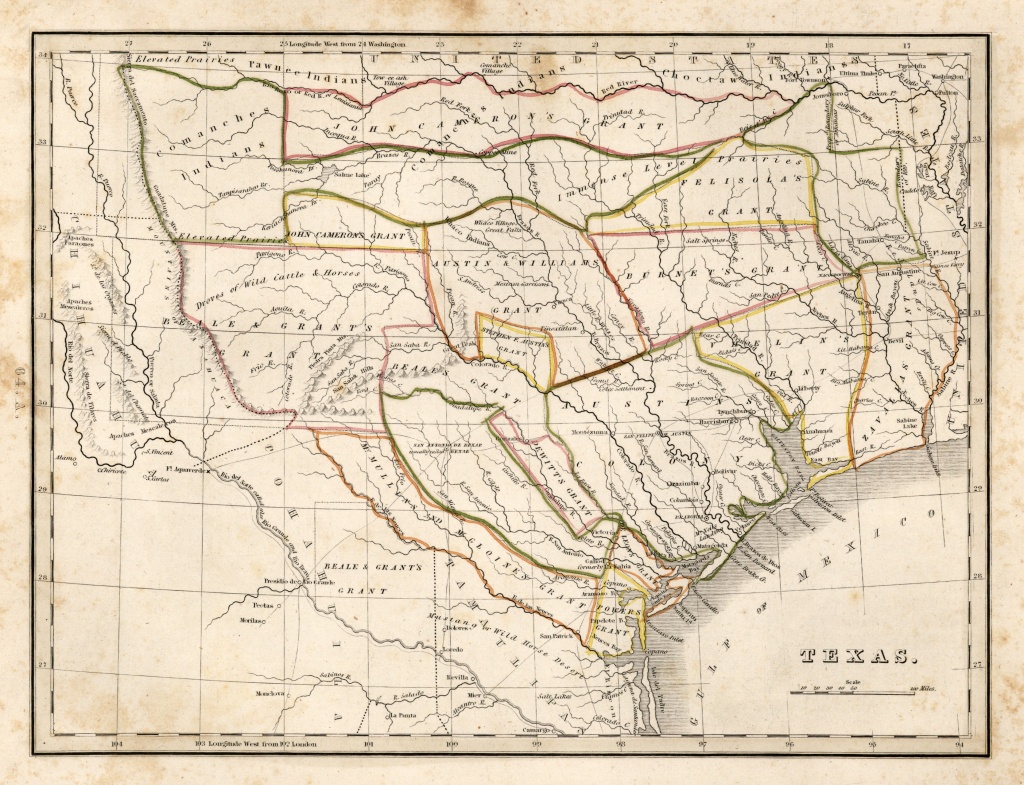 Texas Historical Maps - Perry-Castañeda Map Collection - Ut Library - Texas Land Grants Map