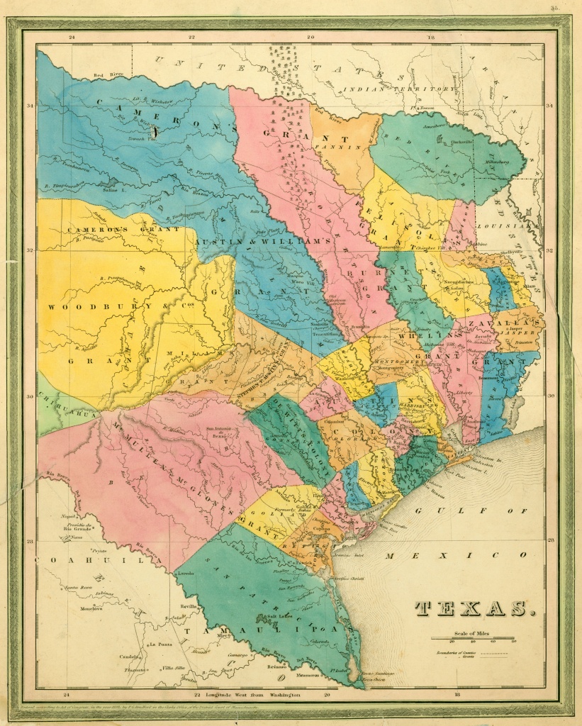 Texas Historical Maps - Perry-Castañeda Map Collection - Ut Library - Texas Map 1850
