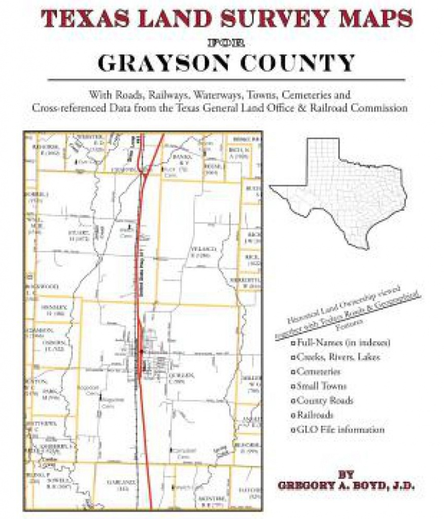 Texas Land Survey Maps For Grayson County: Buy Texas Land Survey - Texas Land Survey Maps Online