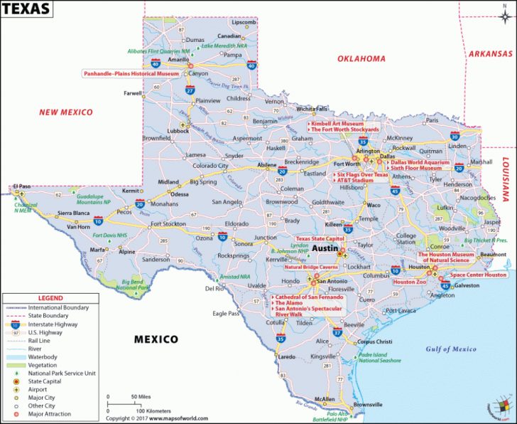 Map Of South Texas Coast