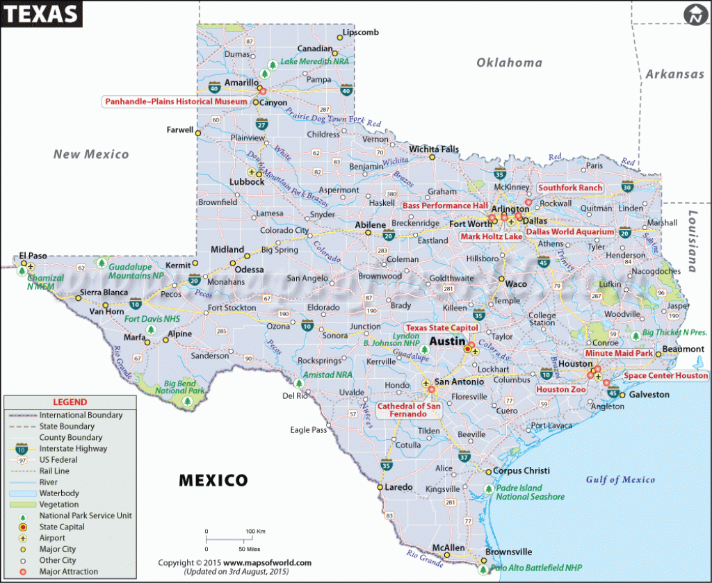 Texas Map | Map Of Texas (Tx) | Map Of Cities In Texas, Us - Texas Map Of Texas