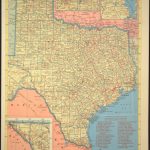 Texas Map Of Texas Wall Art Decor Vintage Old Railroad | Etsy   Map Of Texas Art