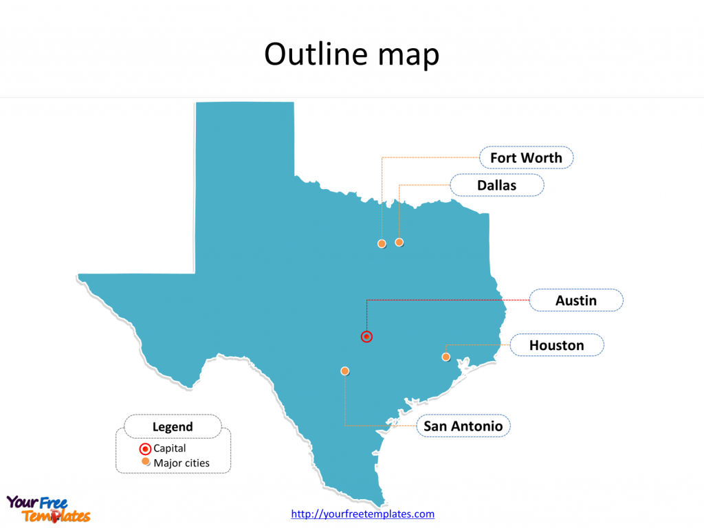 Texas Map Powerpoint Templates Free Powerpoint Templates Free Texas