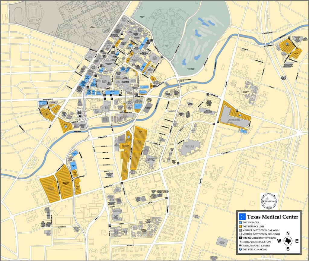 Texas Medical Center Memorial Hermann Map