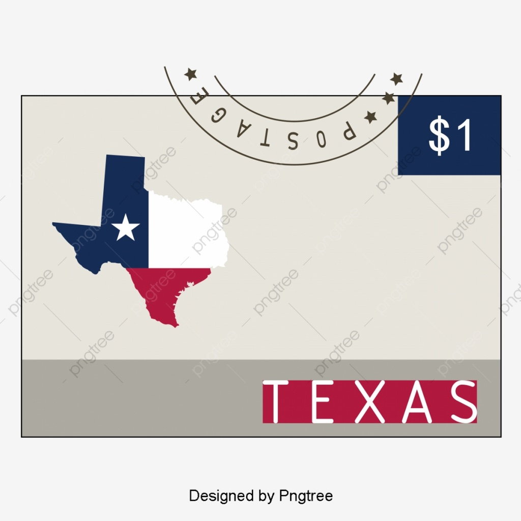 Texas New Map Enveloppe Creative Drapeau Png Et Vecteur Pour - Texas Tree Map