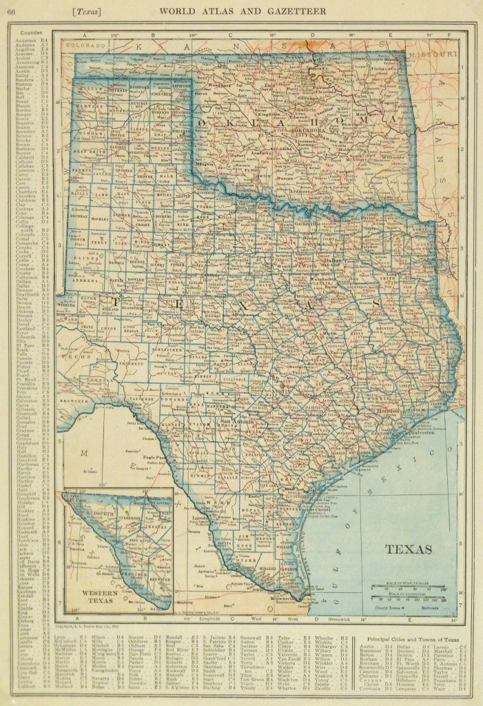 Map Of Oklahoma And Texas Together