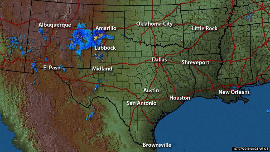 texas weather doppler radar