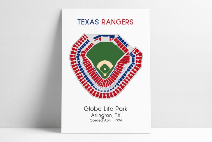 Texas Rangers Map