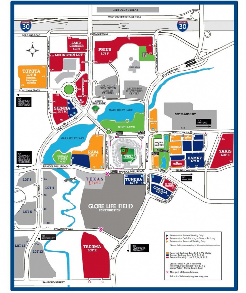 Texas Rangers On Twitter: &amp;quot;you Will Be Able To Get Into Any Cash Lot - Texas Rangers Stadium Parking Map