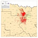 Texas Rrc   Barnett Shale Information   Texas Railroad Commission Drilling Permits Map