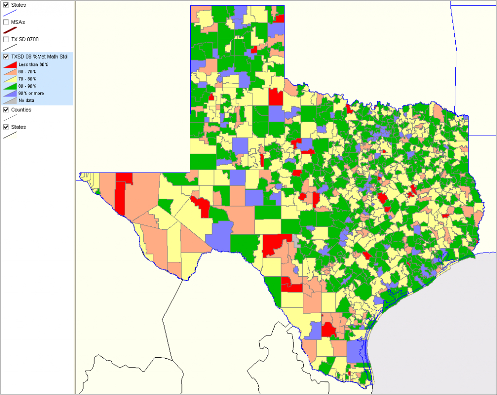 Texas School District Map | Free Printable Maps