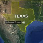Texas Shooting: Pastor Encouraged Members To Lean On God In Last   Google Earth Texas Map