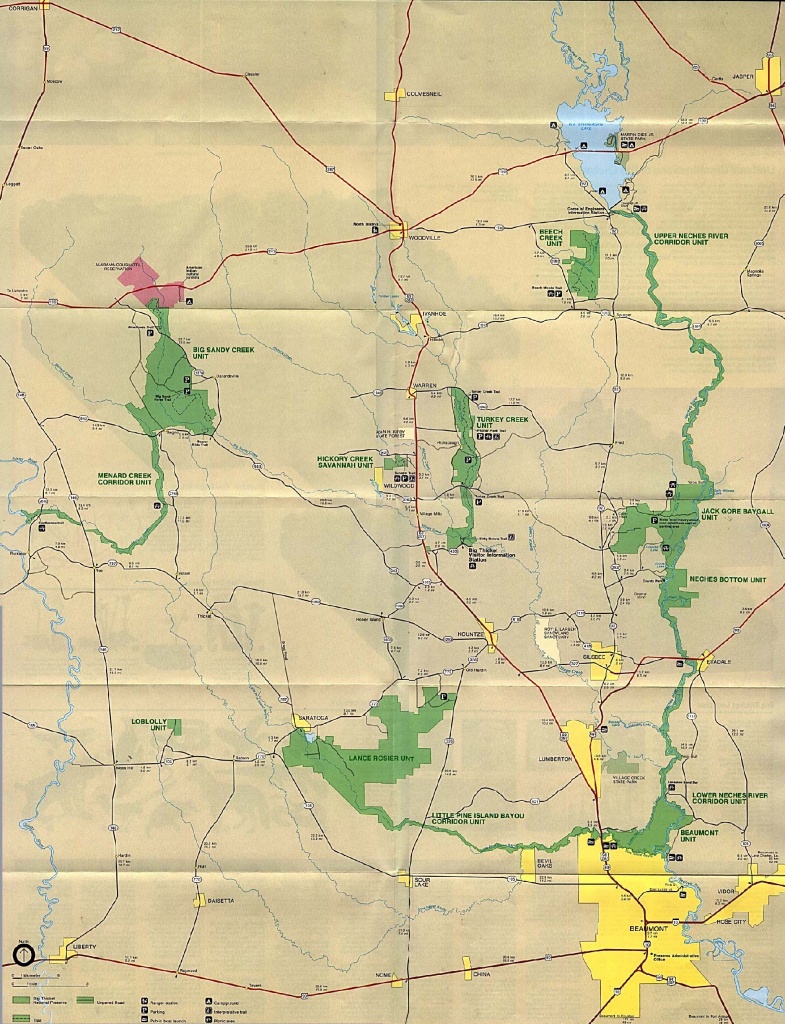 Texas State And National Park Maps - Perry-Castañeda Map Collection - Texas State Parks Map
