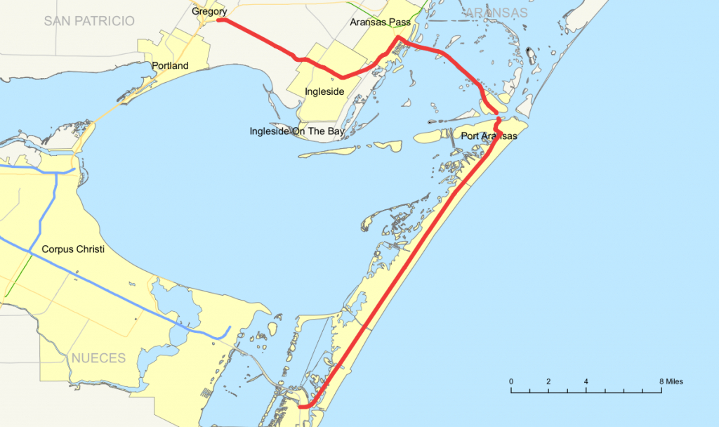 Texas State Highway 361 - Wikipedia - Map Of Port Aransas Texas Area