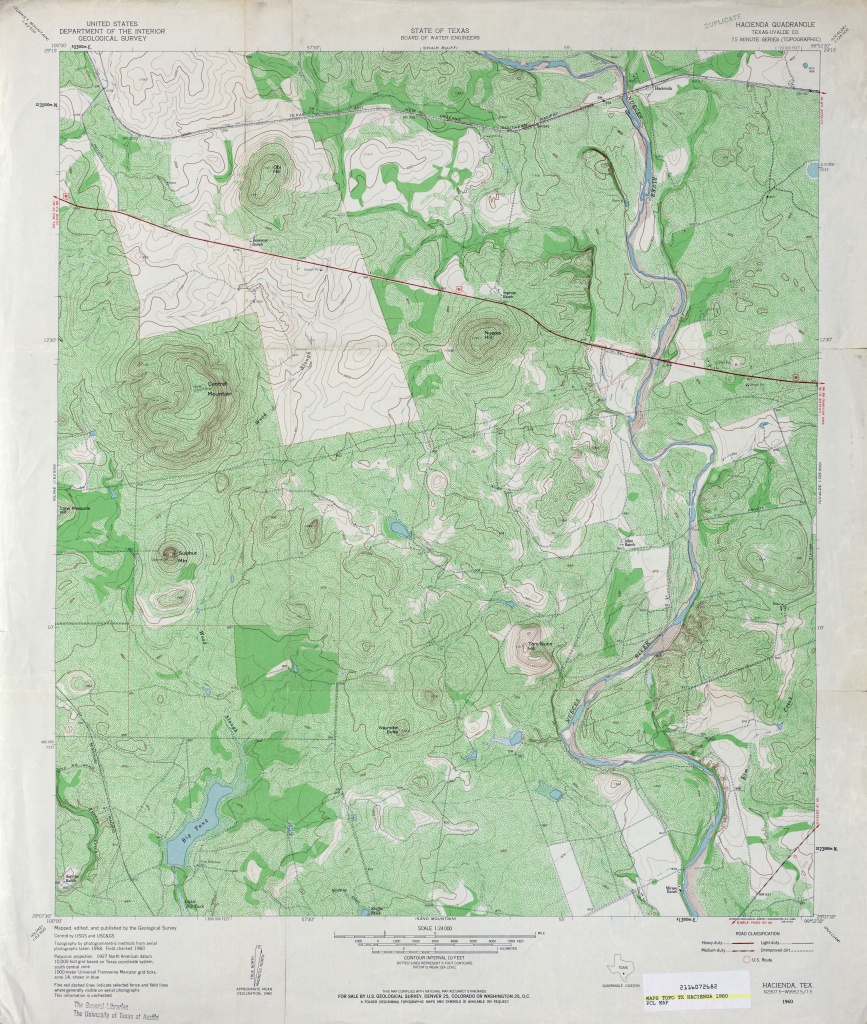 Texas Topographic Maps - Perry-Castañeda Map Collection - Ut Library - Texas Elevation Map By County