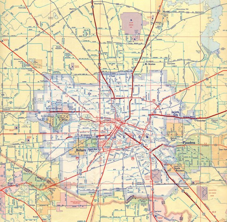 Show Map Of Houston Texas