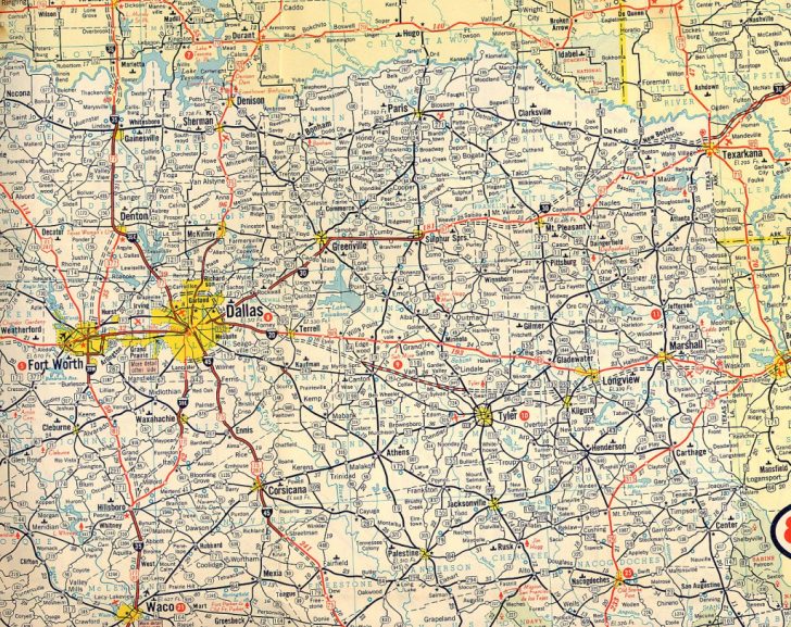 Dallas Texas Highway Map