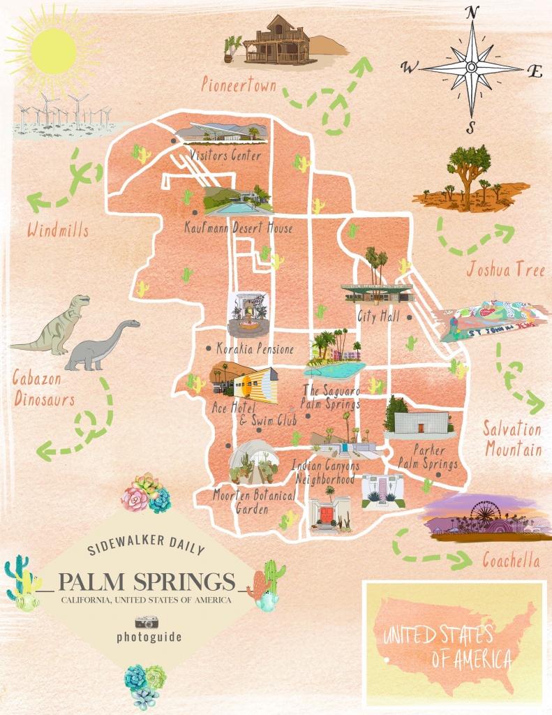 The 37 Best Places To Take Pictures In Palm Springs | California - Map Of Palm Springs California And Surrounding Area
