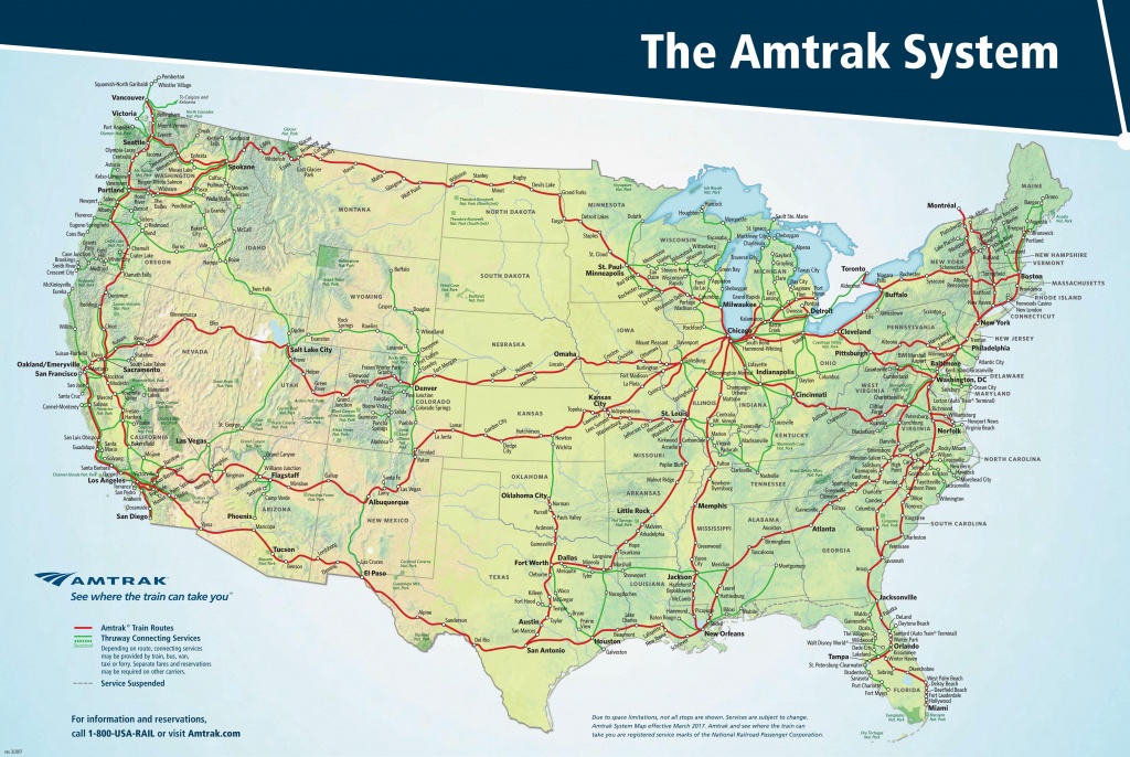 The Amtrak System Map : Mapporn - Amtrak Florida Route Map