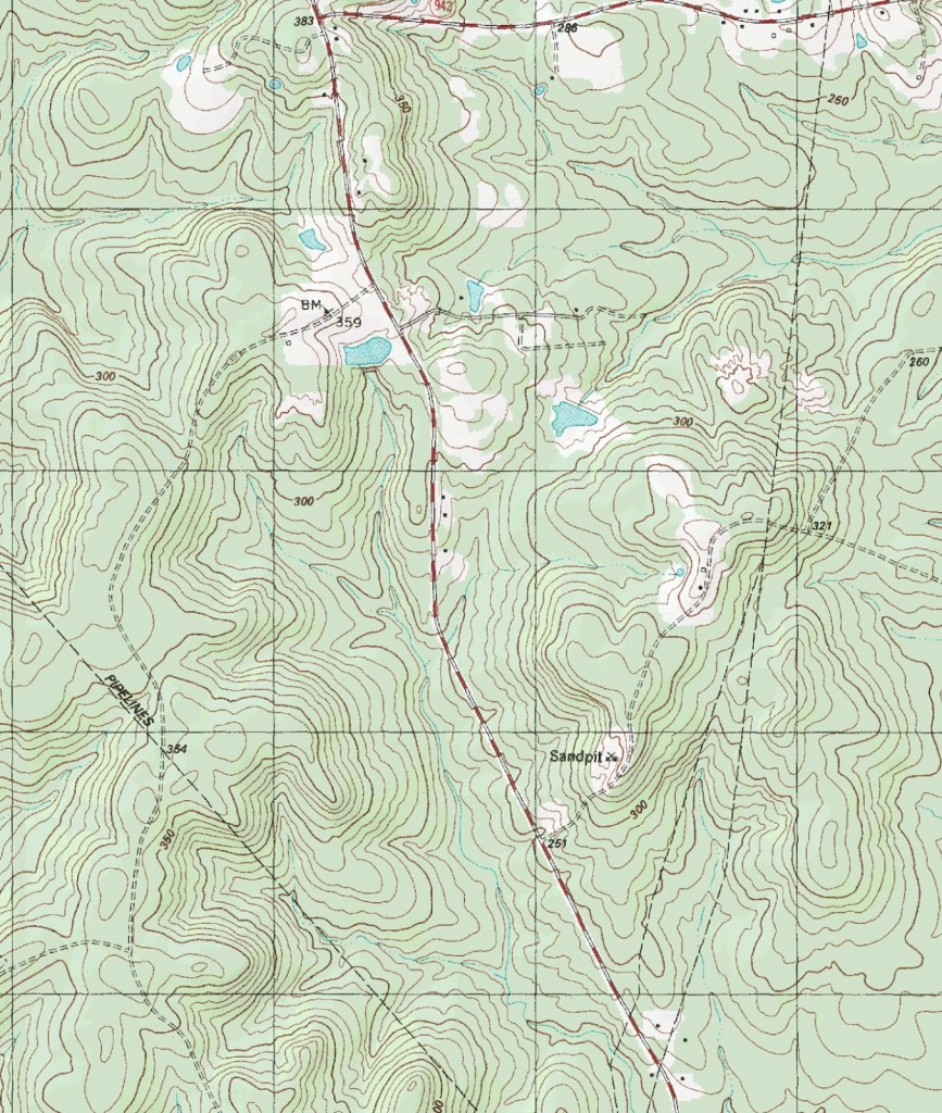 The Barefoot Peckerwood: Free Printable Topo Maps - Printable Topographic Map