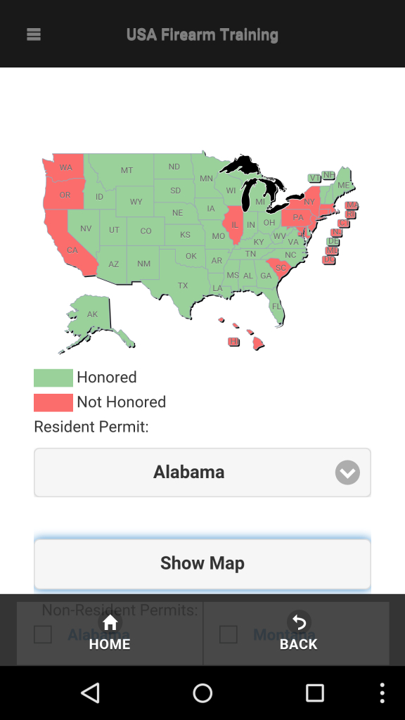 The Best App For Concealed Carry Reciprocity Maps | Concealed Carry Inc - California Ccw Reciprocity Map