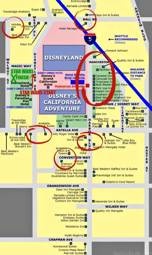 The Best Disneyland Good Neighbor Hotels | California | Disneyland - Map Of Hotels Around Disneyland California