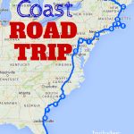 The Best Ever East Coast Road Trip Itinerary | Road Trip Ideas   Map Of Florida East Coast Beach Towns