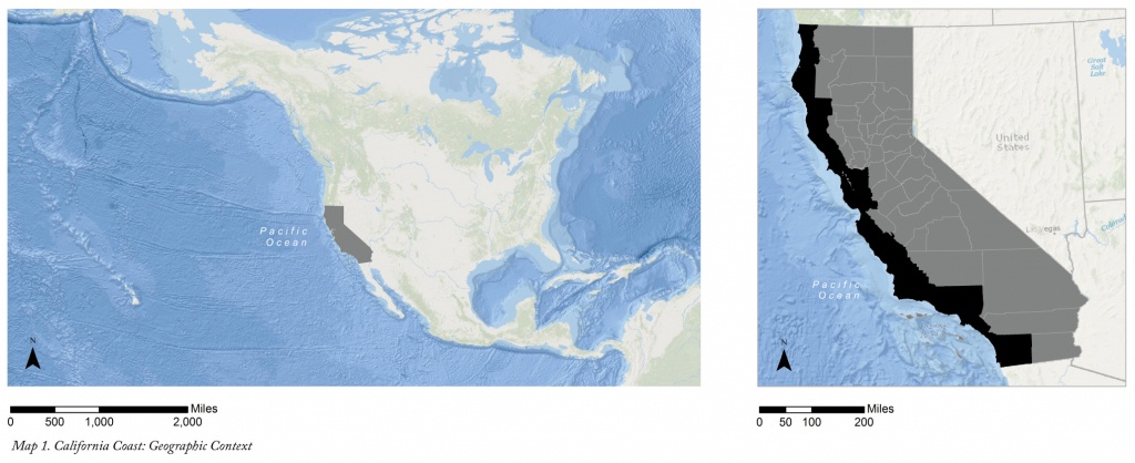 The California Coast: Resilience And Adaptation Planning For Sea - California Sea Level Map