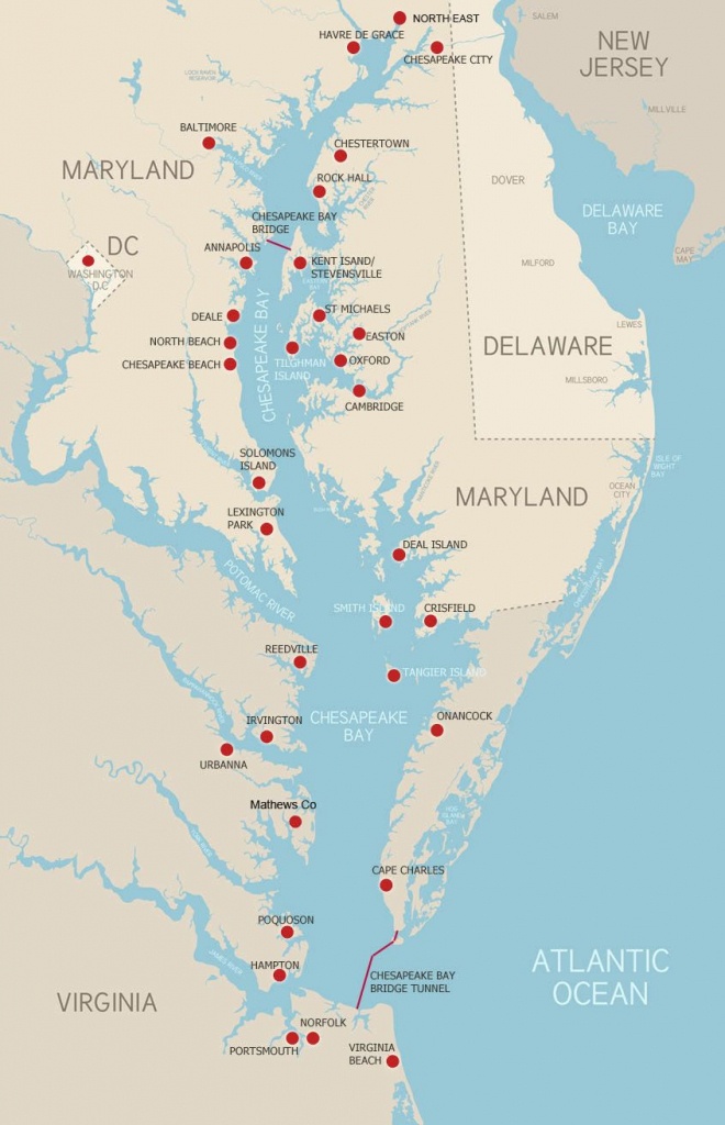 The Chesapeake Bay Explore The Chesapeake! Here&amp;#039;s A Map To Help You - Printable Map Of Chesapeake Bay